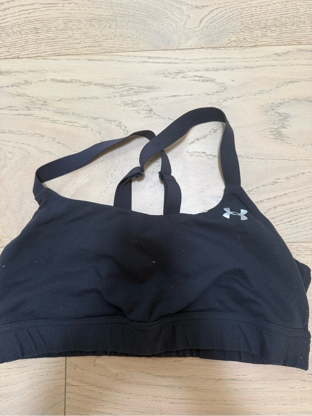 Under Armour Black Low-Profile Racerback Sports Bra